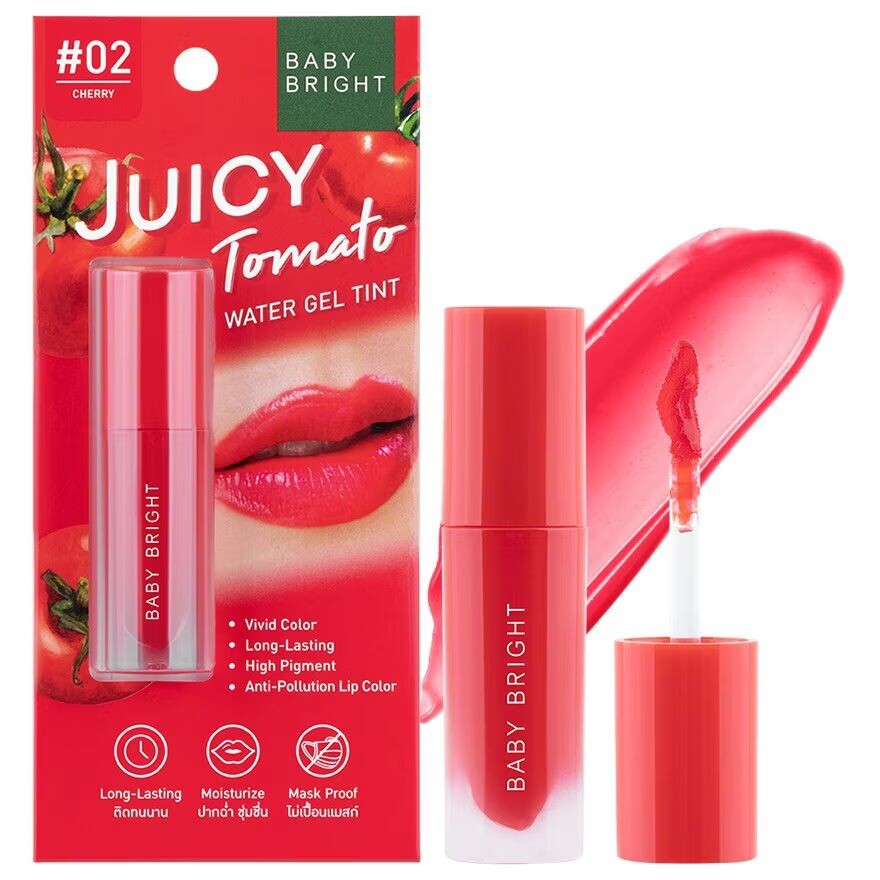 

Baby Bright Водный гель-тинт Juicy Tomato 2,5г. 02 Вишня, Cherry