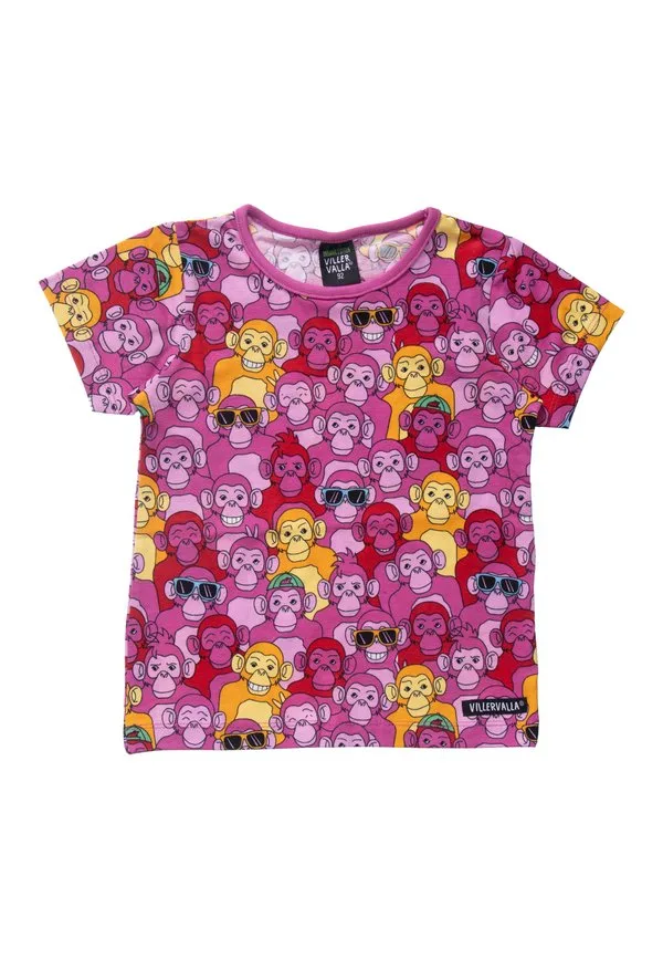 Футболка с принтом bekleidung Villervalla, Happy Chimpz Rose