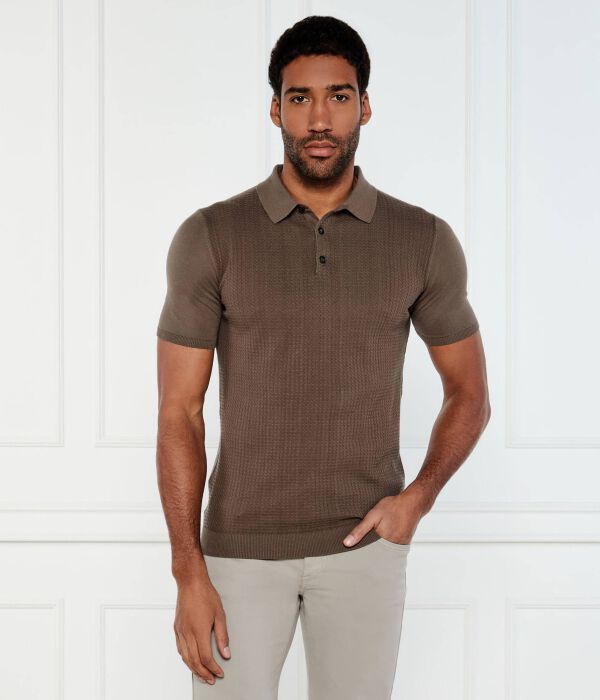 

Рубашка поло Slim fit Sand Copenhagen, коричневый
