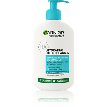 

Увлажняющий очищающий гель для дефектов кожи Pure Active (Hydrating Deep Clean Serum) 250 мл Garnier