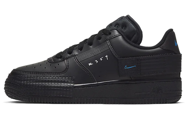

Кроссовки Nike Air Force 1 Low Type Black Photo Blue GS