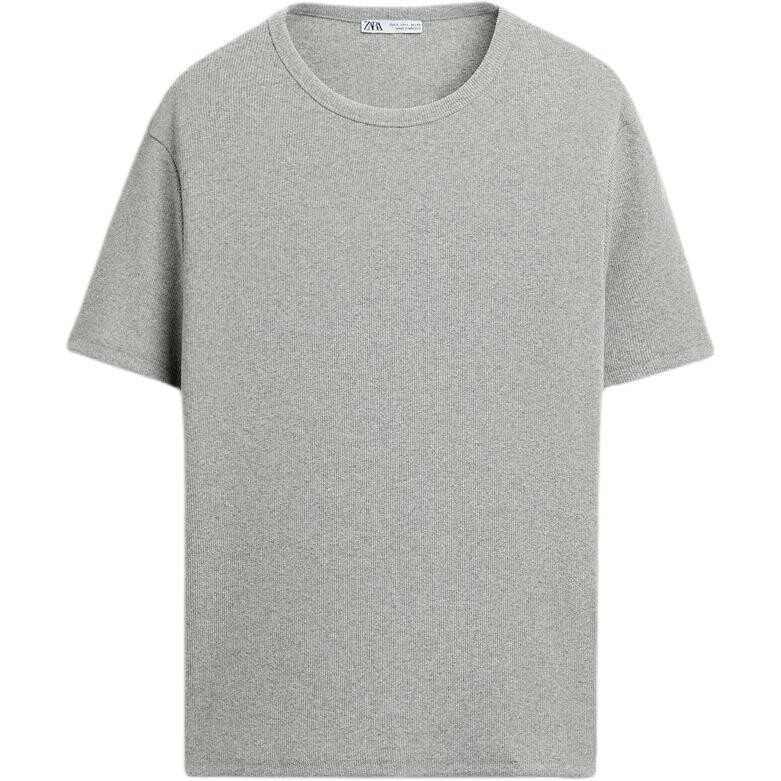 

Футболка мужская маркировка серая Zara, цвет Markings grey