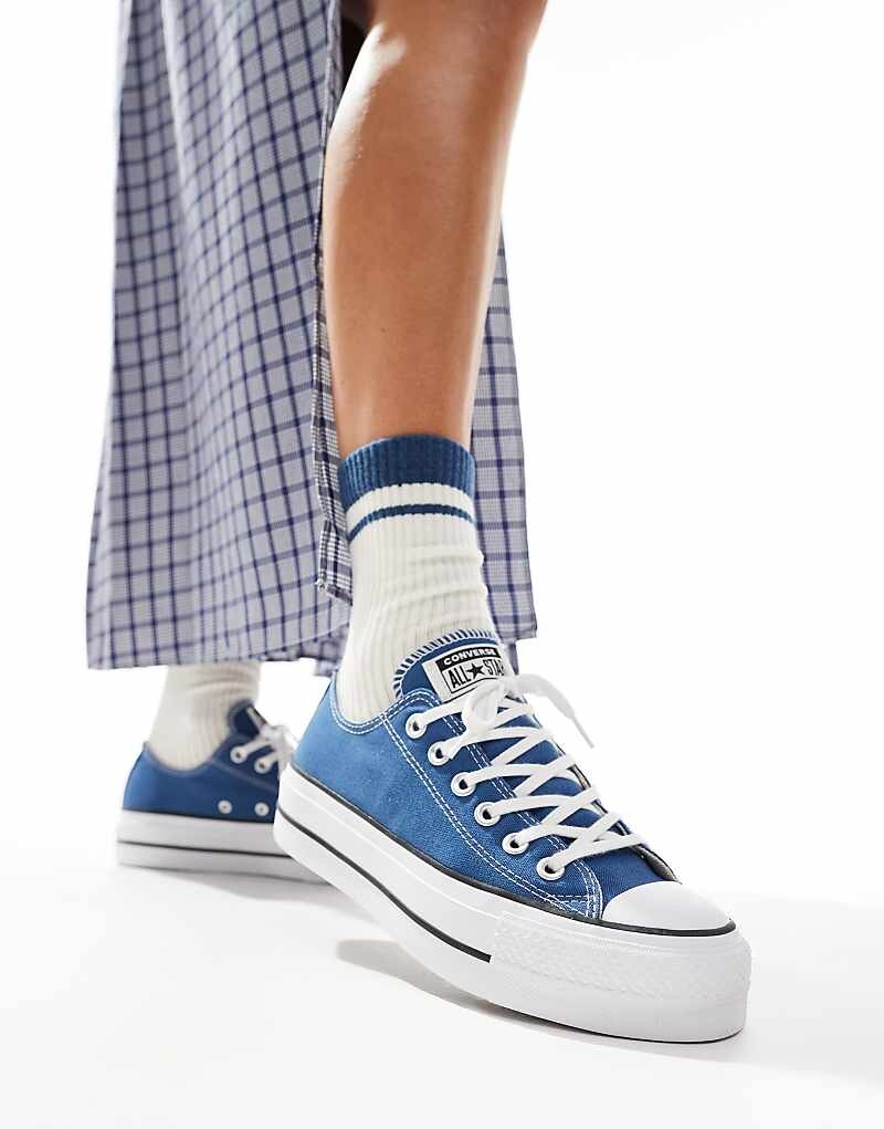 

Converse – Chuck Taylor All Star Lift Ox – Синие спортивные туфли