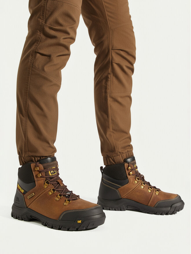 Ботильоны на шнуровке CAT Footwear Framework St S3 Wr Hro P722602, коричневый — фото 2