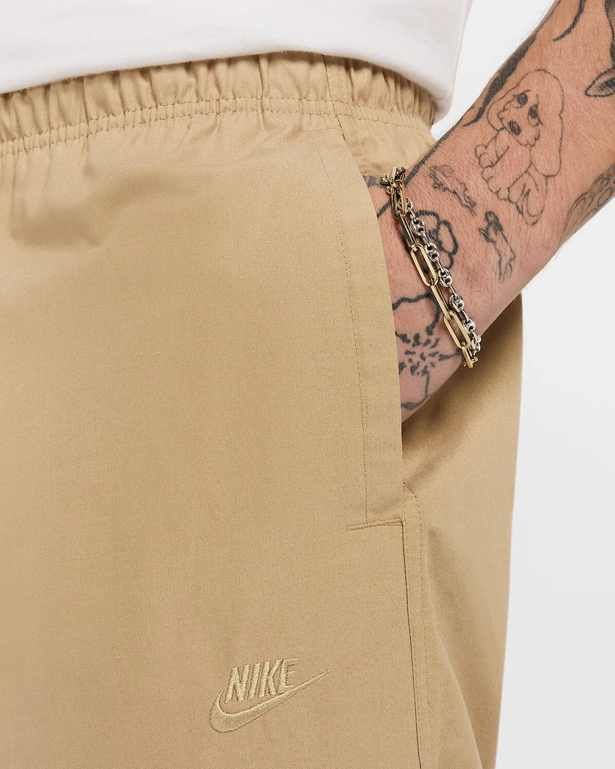 Мужские штаны Nike Club, Parachute Beige/Parachute Beige — фото 3