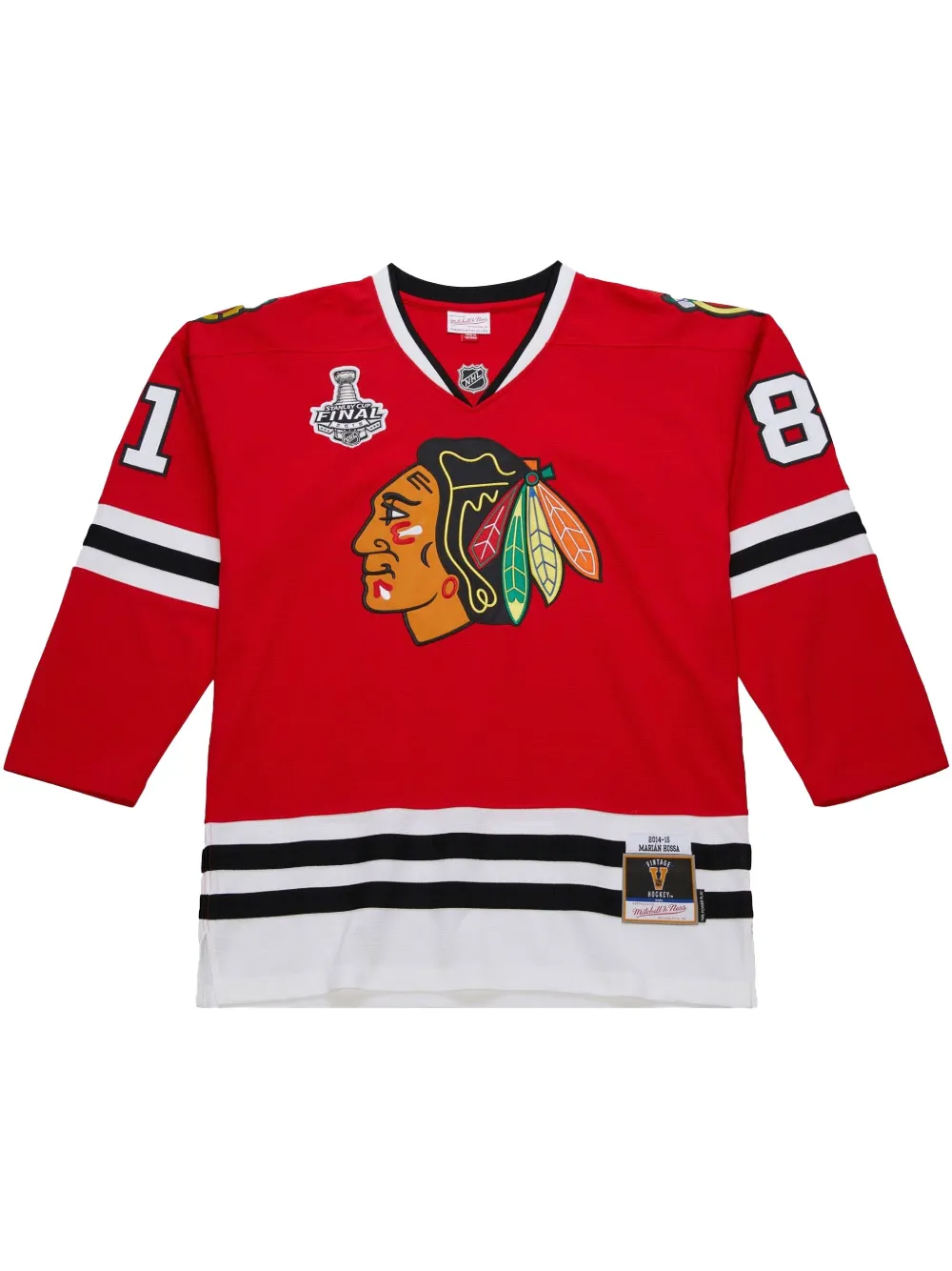 

Топ NHL Blackhawks 2014 Marian Hossa Mitchell & Ness, красный
