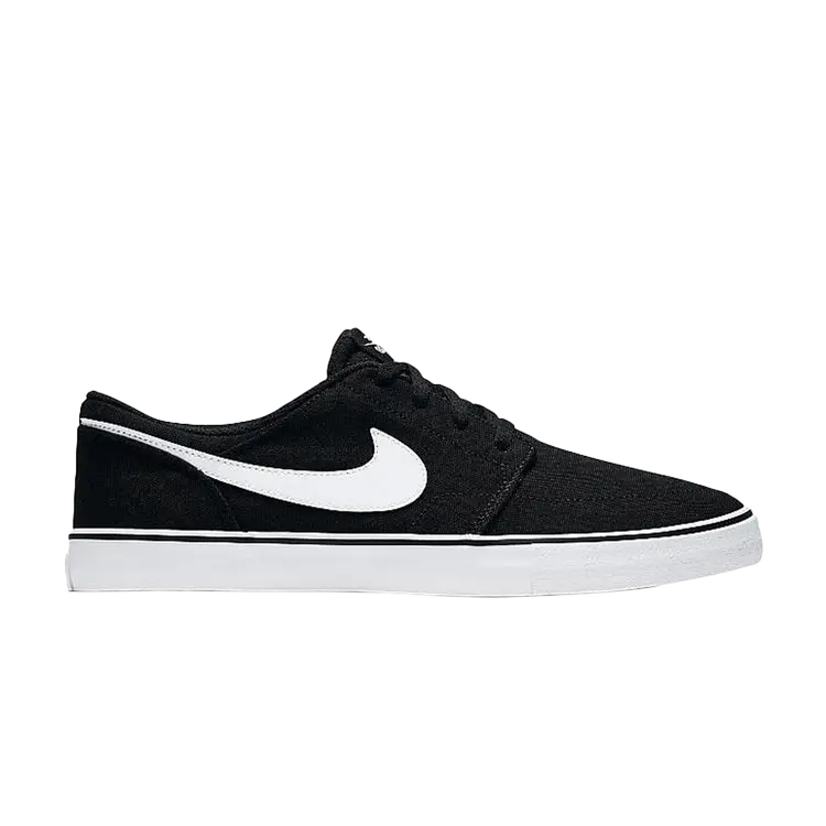 

Кроссовки Nike Portmore 2 Solar Canvas SB 'Black White', черный