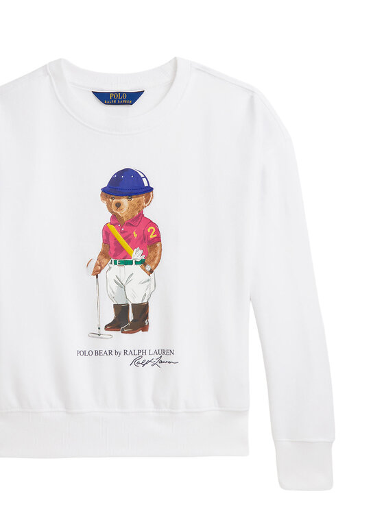 Свитшот relaxed fit 313A96116003 Polo Ralph Lauren, белый — фото 3