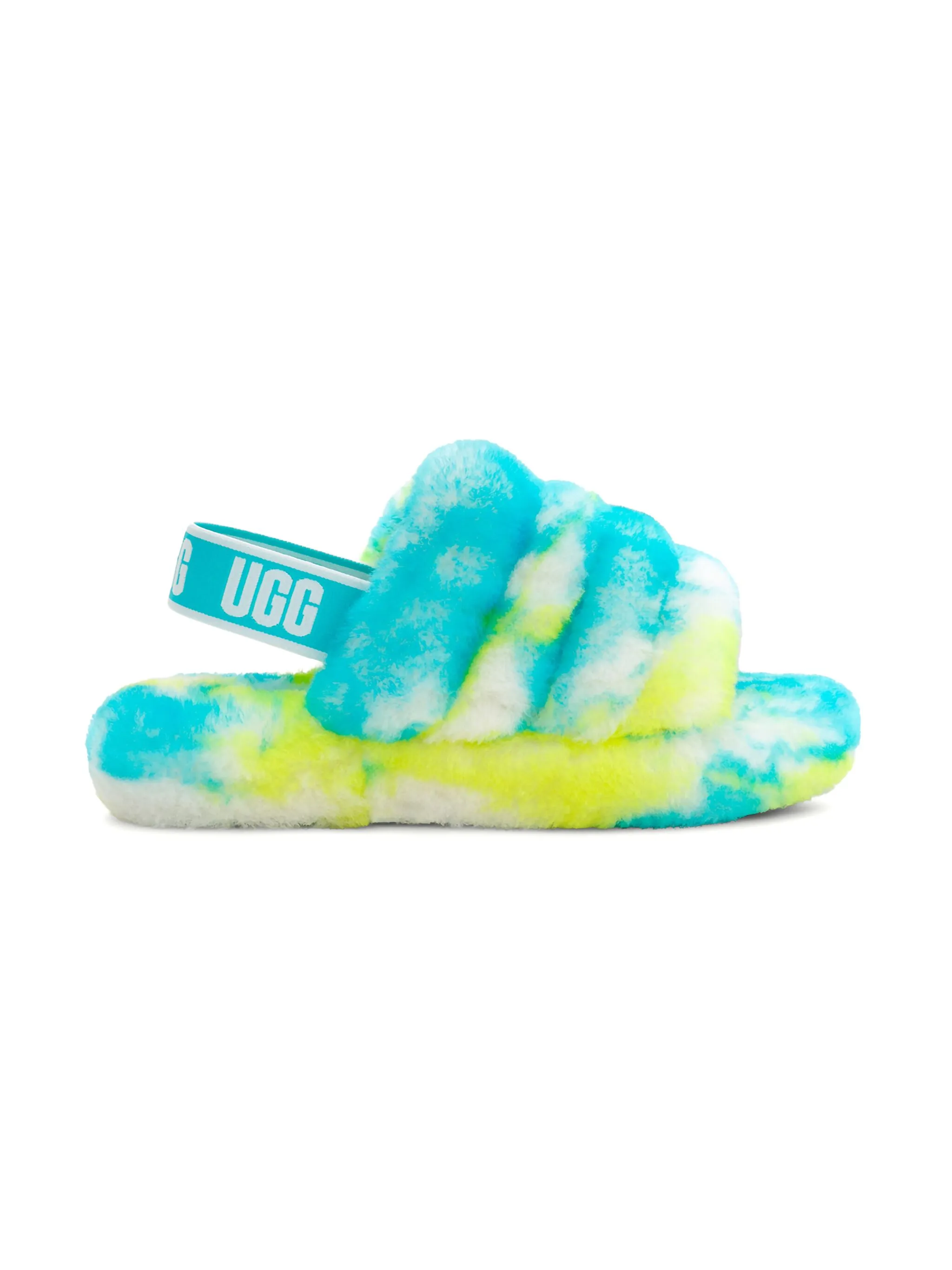 Шлепанцы Fluff Yeah Ugg Kids, синий — фото 2