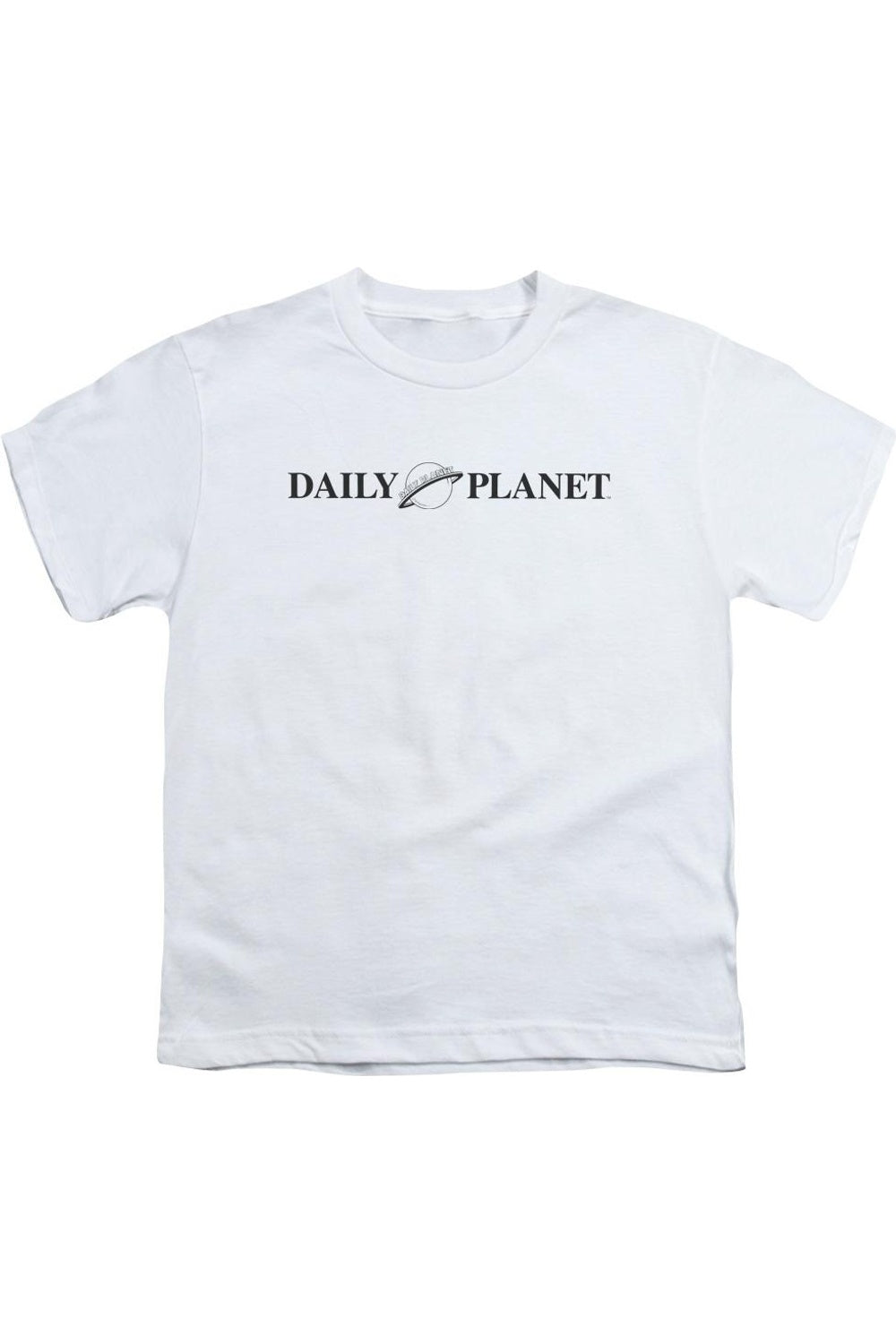 

Футболка с коротким рукавом для детей с логотипом Daily Planet из вселенной Superman Gildan, белый