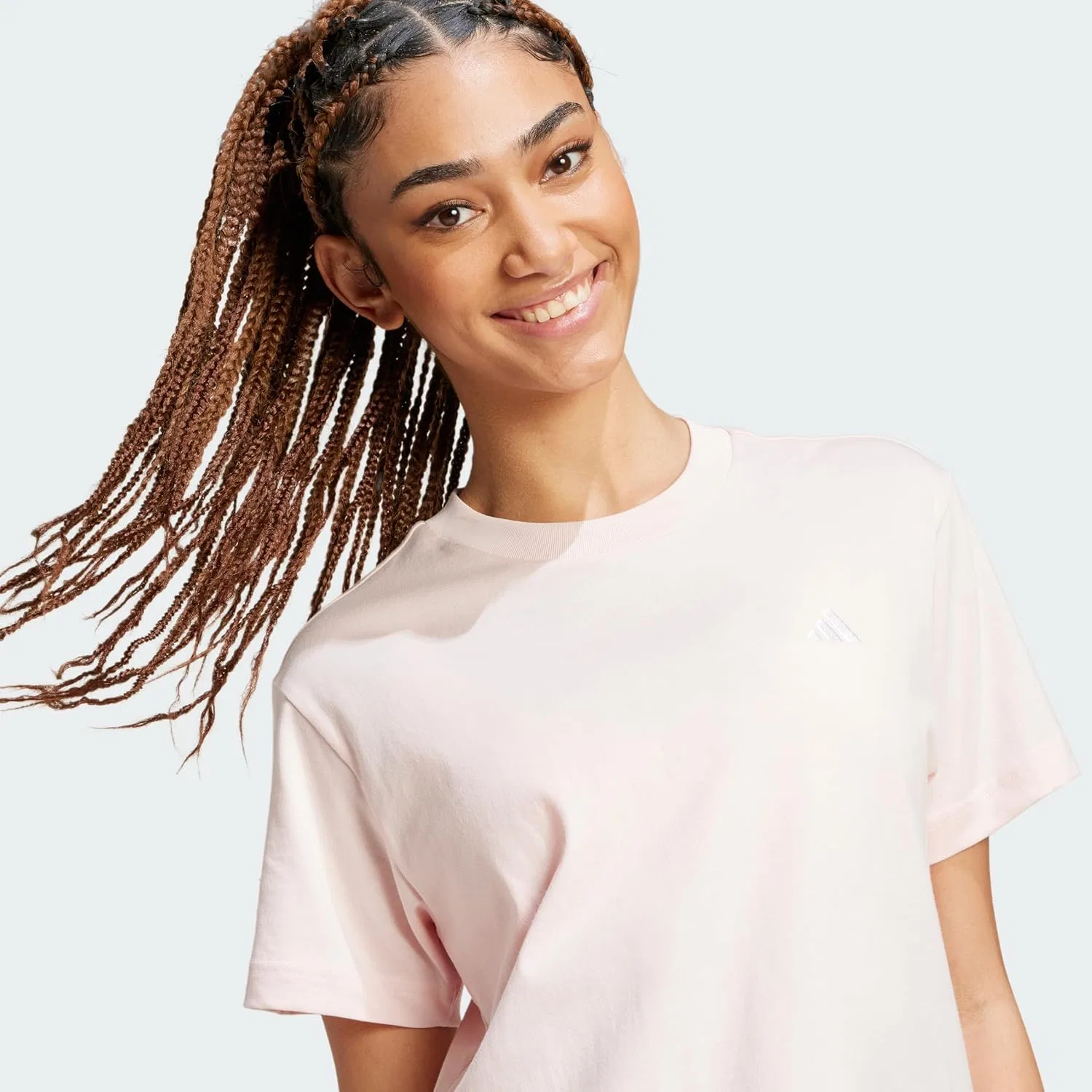 Футболка женская adidas Sandy Pink — фото 2