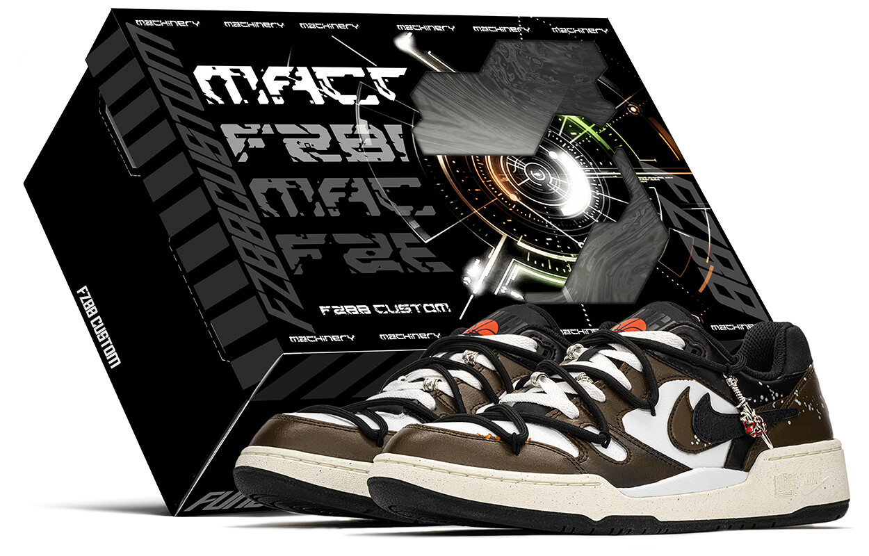 

Мужские кроссовки для скейтбординга Full Force Low Top Black/Brown Nike