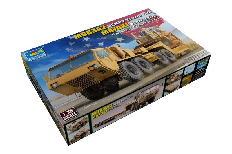 

Пластиковая модель Трактор M983A2 HEMTT с M870A1 TRUMPETER
