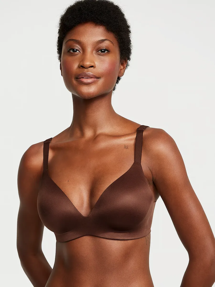 

Беспроводной бюстгальтер идеальной формы Infinity Flex Victoria'S Secret Bare, цвет Ganache