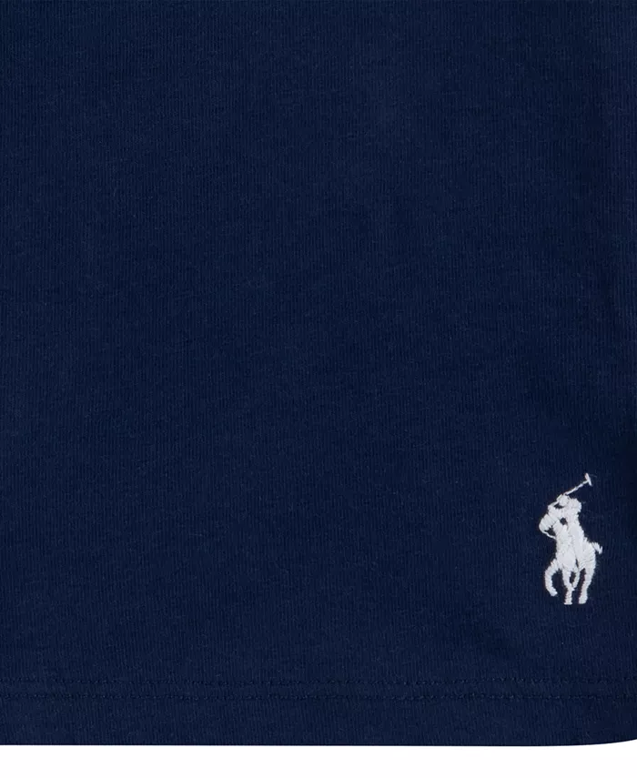 Футболки с круглым вырезом для мальчиков, 3 шт Polo Ralph Lauren, синий — фото 4