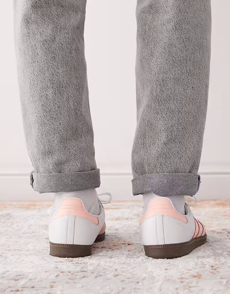 Кроссовки Adidas Originals Samba OG белого цвета — фото 3
