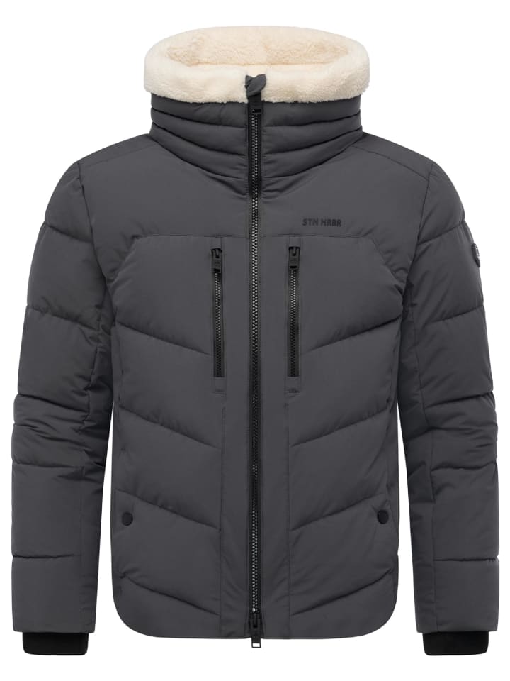 

Стеганая куртка Ansello XX антрацитового цвета STONE HARBOUR