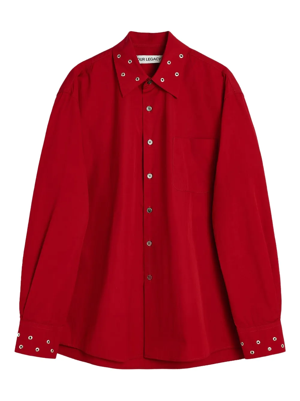 

Рубашка с длинными рукавами OUR LEGACY, красный