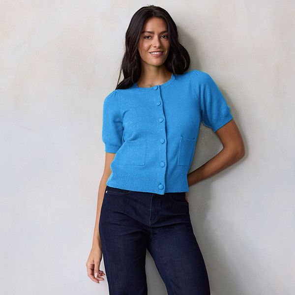 

Женский кардиган с коротким рукавом Lc Lauren Conrad, Brisk Peri