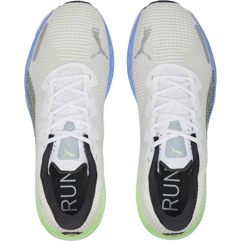 Кроссовки Velocity Nitro 2 Fade Puma, цвет puma white-puma black-elektro — фото 3