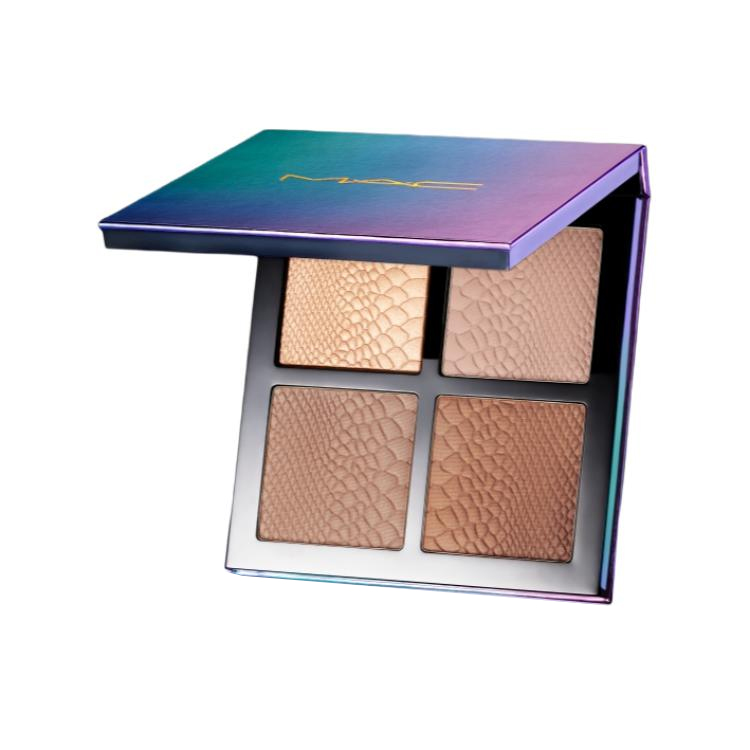 

Палетка хайлайтера 4 цвета для контуринга коррекции тона кожи 19,5г MAC