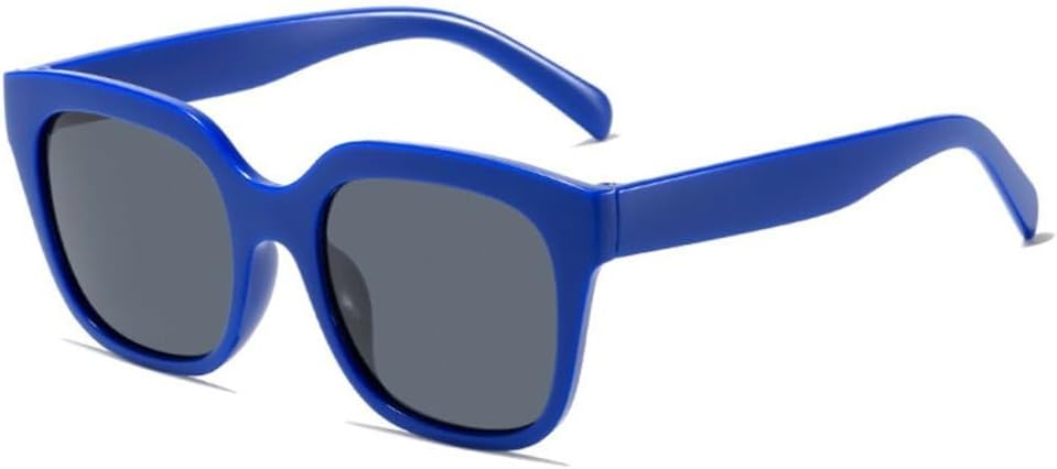 

Модные солнцезащитные очки «кошачий глаз» для женщин и мужчин, классические солнцезащитные очки в крупной оправе с защитой от УФ-излучения UV400, ретро-очки KTUCN, Blue