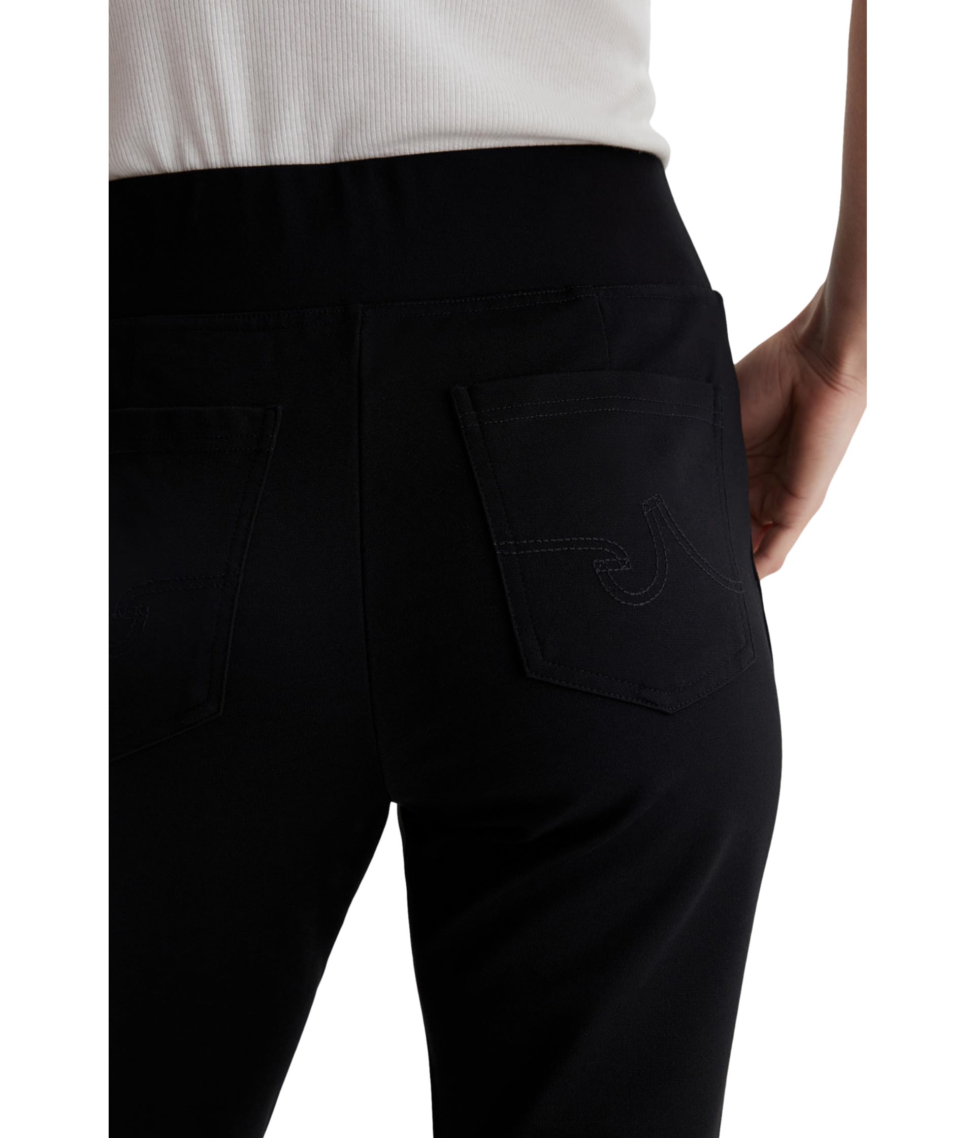 Ботинки AG Jeans Salma Pull On Flare in Super Black, цвет Super Black — фото 4