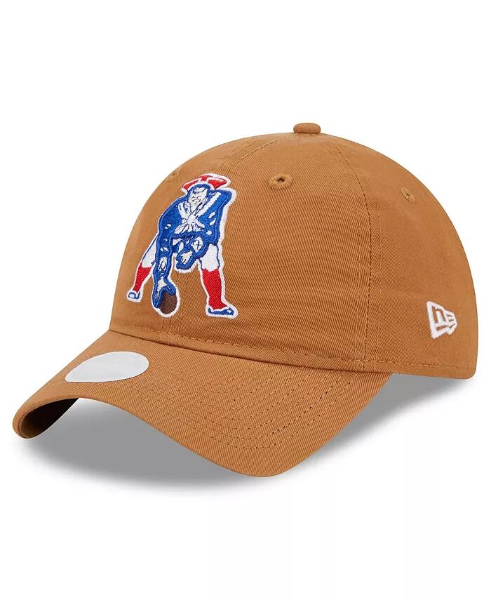 

Женская коричневая бейсболка New England Patriots Throwback Main Core Classic 2.0 9TWENTY Adjustable New Era