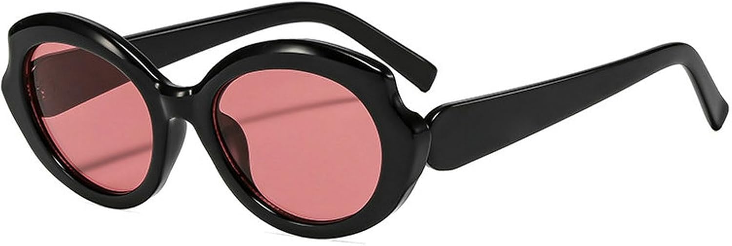 

COTIA Милые овальные солнцезащитные очки для женщин и мужчин, уникальные модные солнцезащитные очки неправильной формы «кошачий глаз», очки для активного отдыха и путешествий, Red