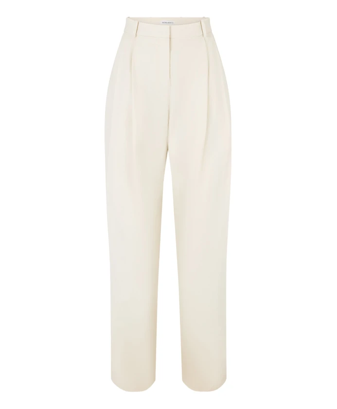 

Широкие брюки со складками Nina Ricci, белый