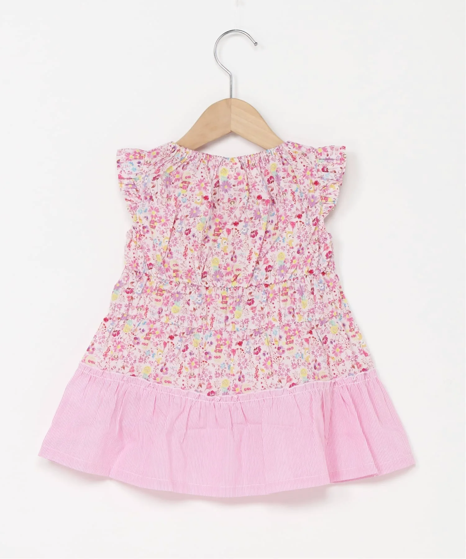 Детская коллекция ANPANMAN / (K) Платье с аппликацией Hyokkori Anpanman Kids Collection, pink — фото 3