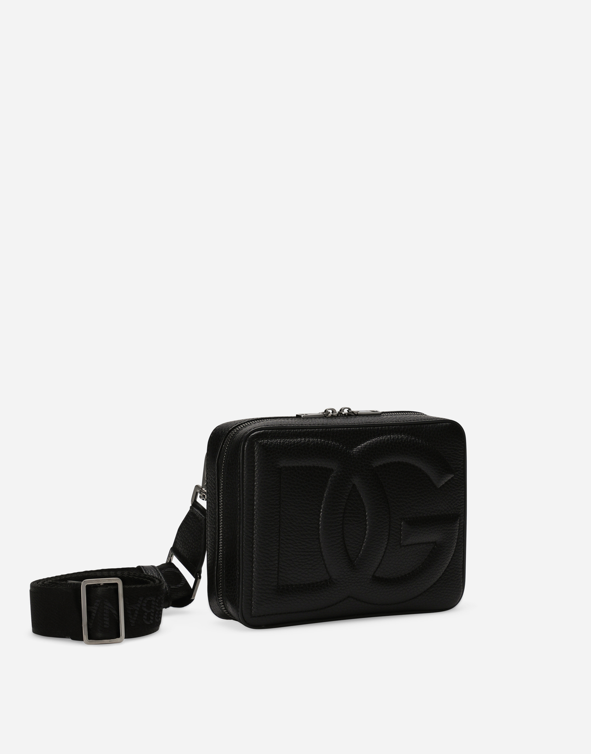 Камера-бэг среднего размера с логотипом dg Dolce & Gabbana, черный — фото 3