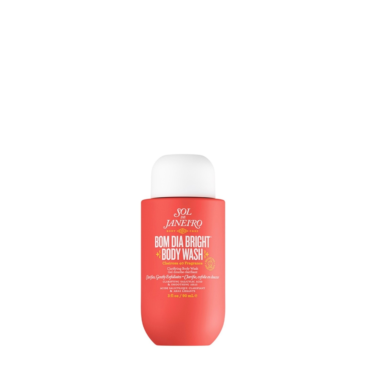 

Гель для душа bom dia bright body wash cheirosa 40 fragrance Sol De Janeiro, объем 90 мл