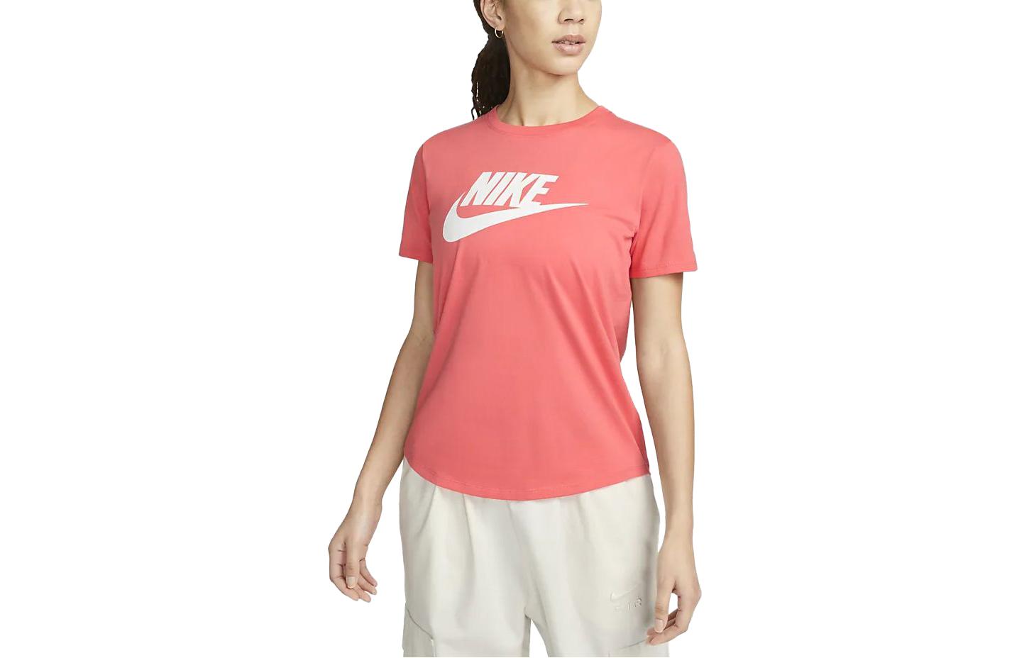 

Футболка с рукавом дроп-шоулдер женская sea coral Nike, коралловый