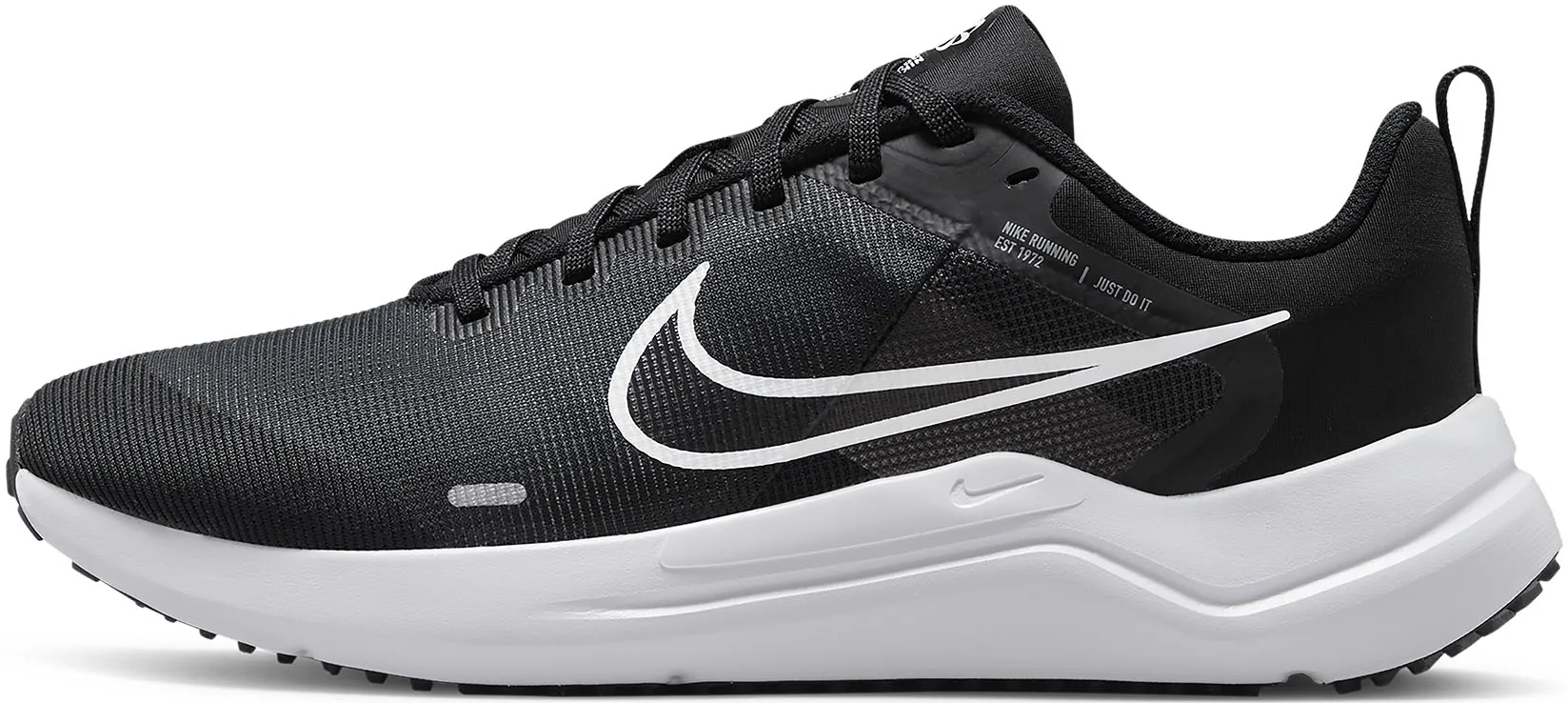 

Кроссовки Nike "DOWNSHIFTER 12", цвет Black-White-Smoke-Grey-Pure-Platinum