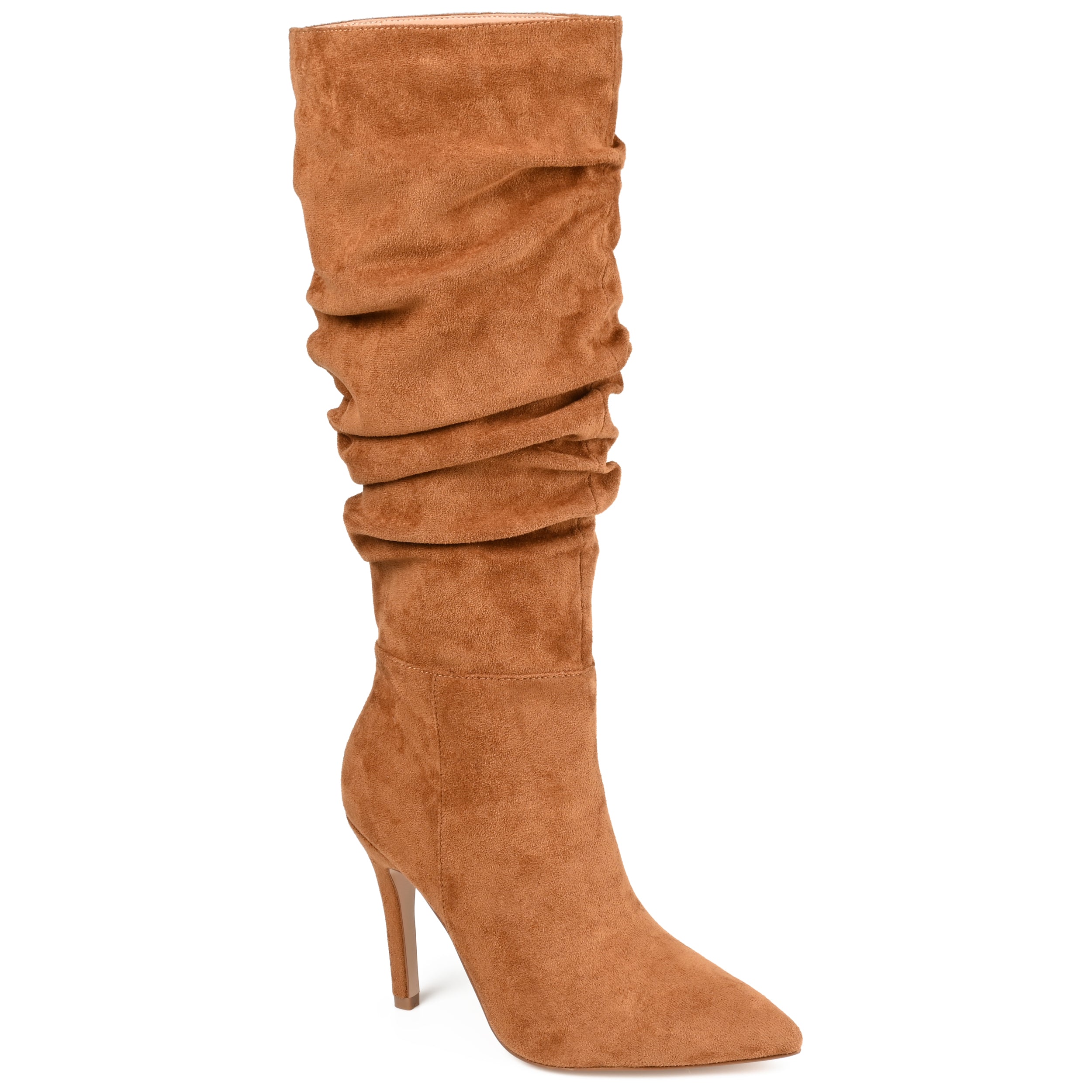 Женские сапоги-сари Tru Comfort Foam Wide Calf из коллекции Journee, цвет cognac