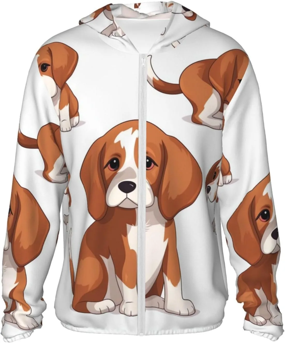 

Мужская толстовка с защитой от солнца UPF 50+ Beagle Dog DWVTSLH
