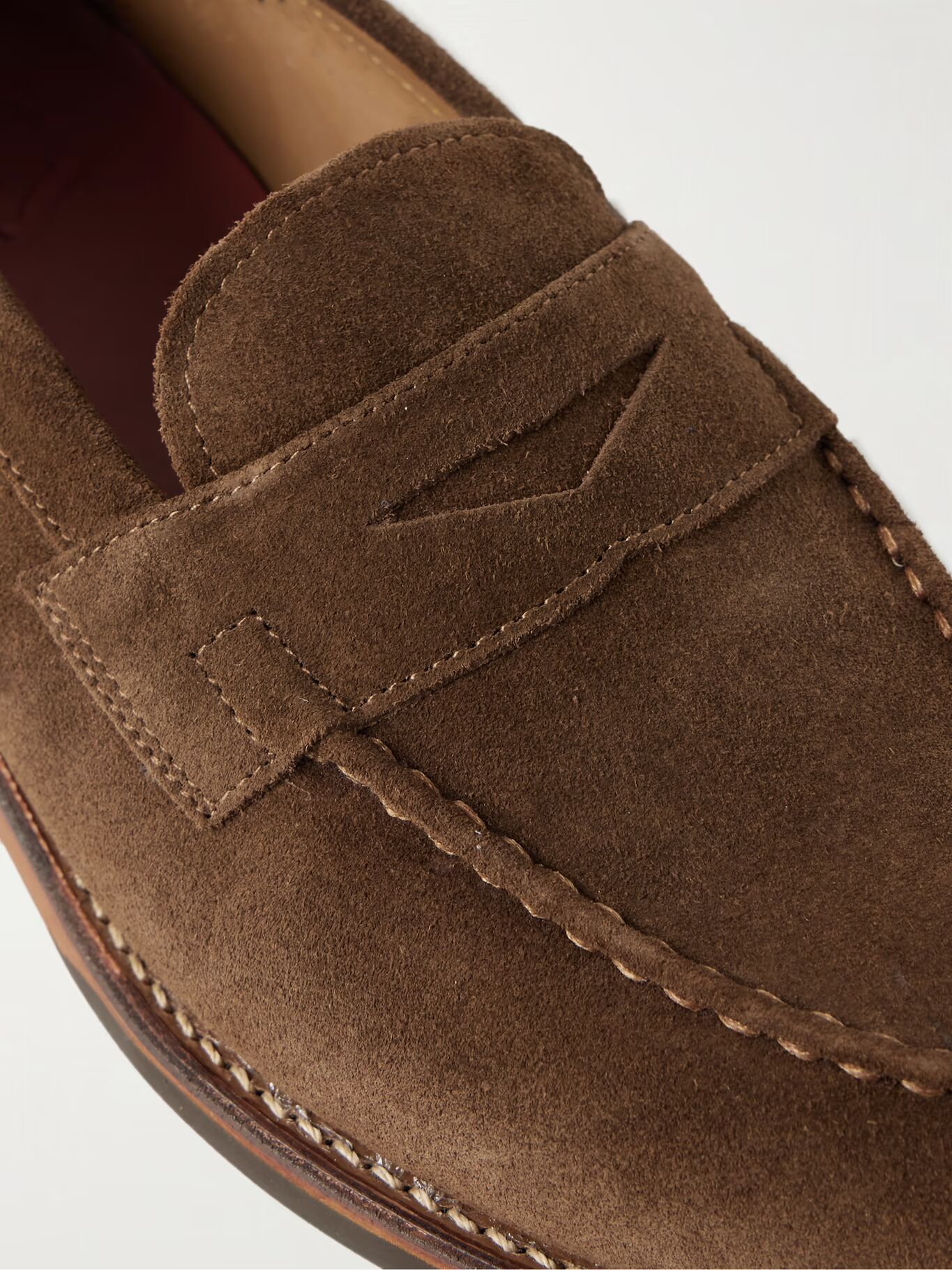 Пенни-лоферы Lloyd Suede GRENSON, шоколадный