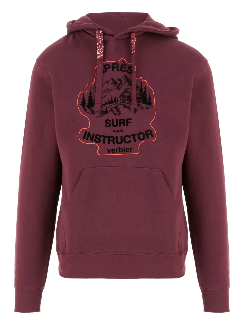 

Худи с логотипом APRES SURF, красный