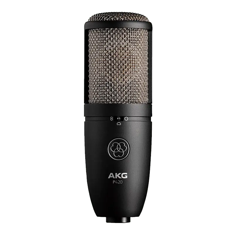 

Конденсаторный микрофон AKG P420 Perception 420 Multi-Pattern Large-Diapraghm Condenser Microphone