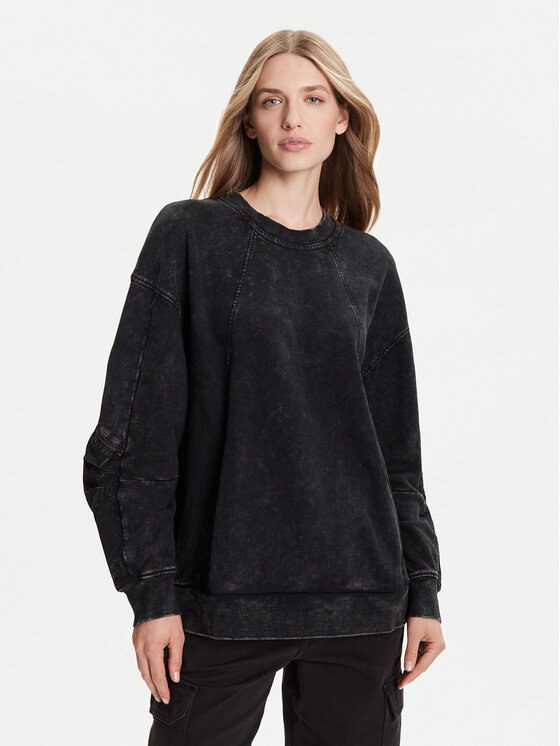 

Свитшот oversize Washed 3D D27738-D969 G-Star Raw, чёрный