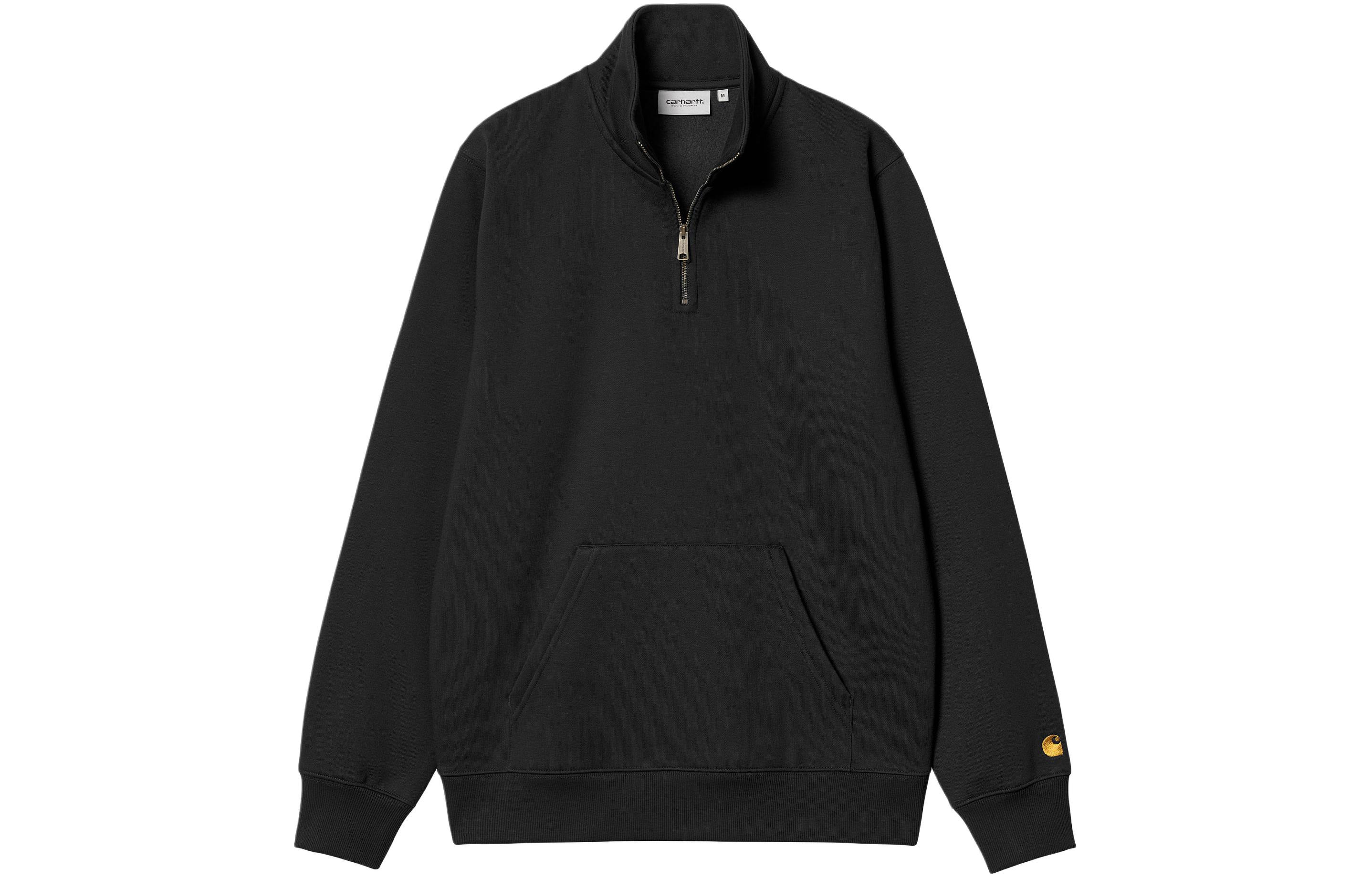 

Свитшот с молнией на шее Chase Carhartt WIP, черный