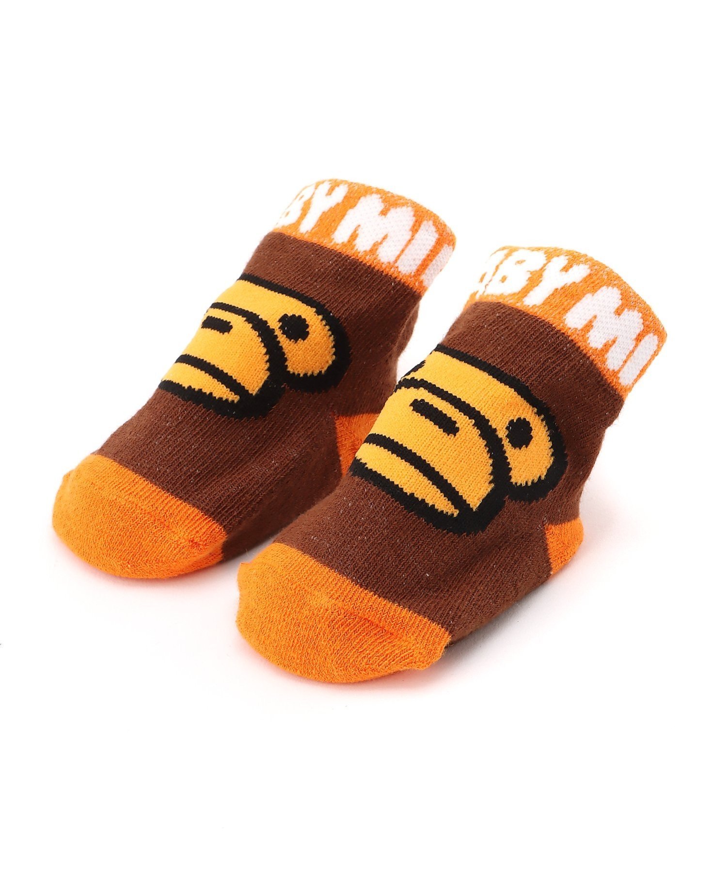 Детские носки MILO FACE A BATHING APE, BROWN