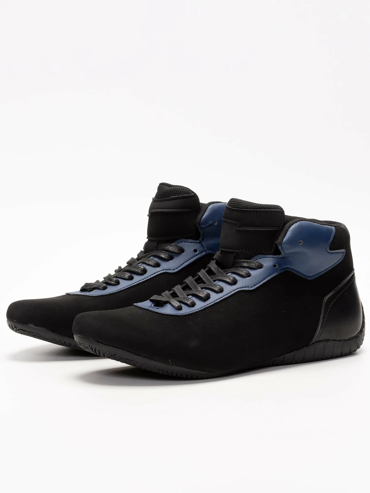 Высокие кроссовки, обувь для вождения SVEC, Black x Navy — фото 3