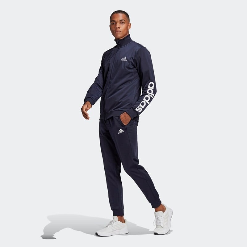

Мужской спортивный костюм Primegreen Essentials с линейным логотипом Adidas, белый
