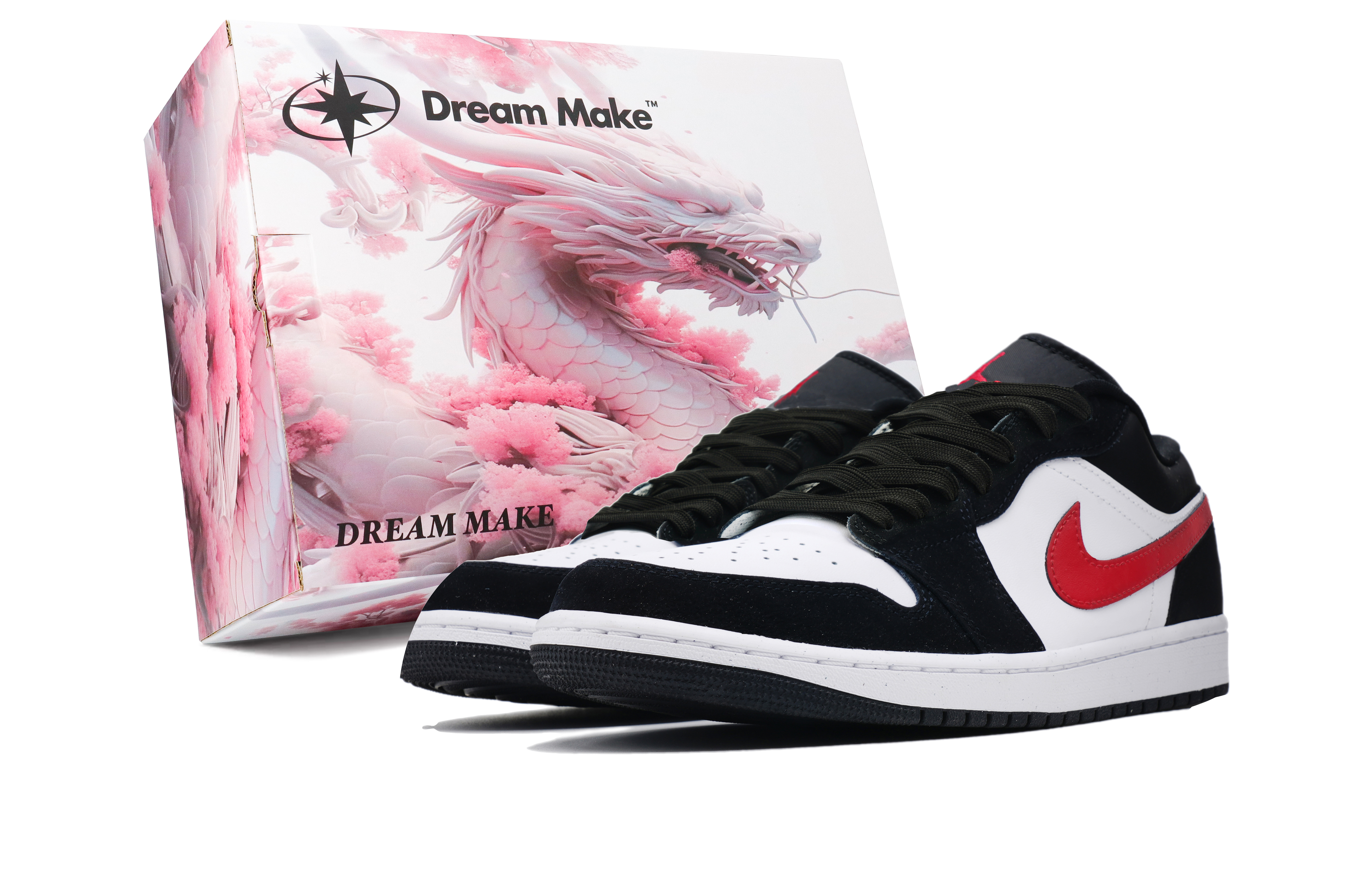 

Jordan Баскетбольные кроссовки Air 1 Low Top Vintage, мужские, черно-белые