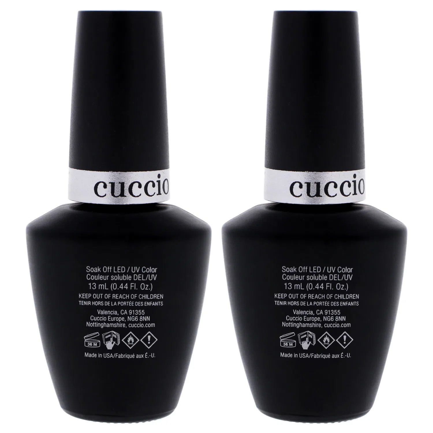 Cuccio Colour Гель для снятия лака Vener Soak Off Gel - Positivity by Cuccio, цветной для женщин - 0,44 унции, лак для ногтей - упаковка из 2 штук — фото 2