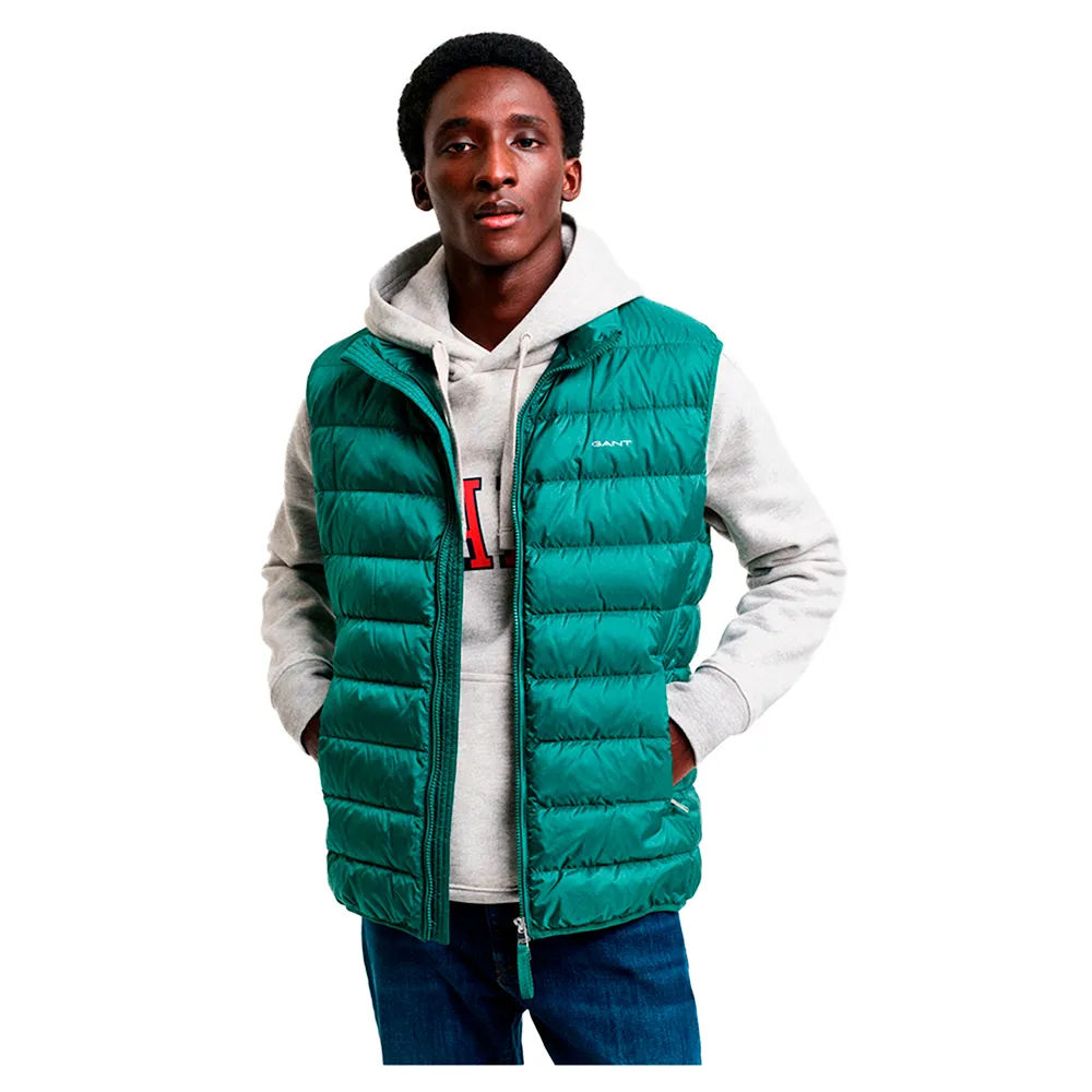 

Жилет Gant Light Down, зеленый