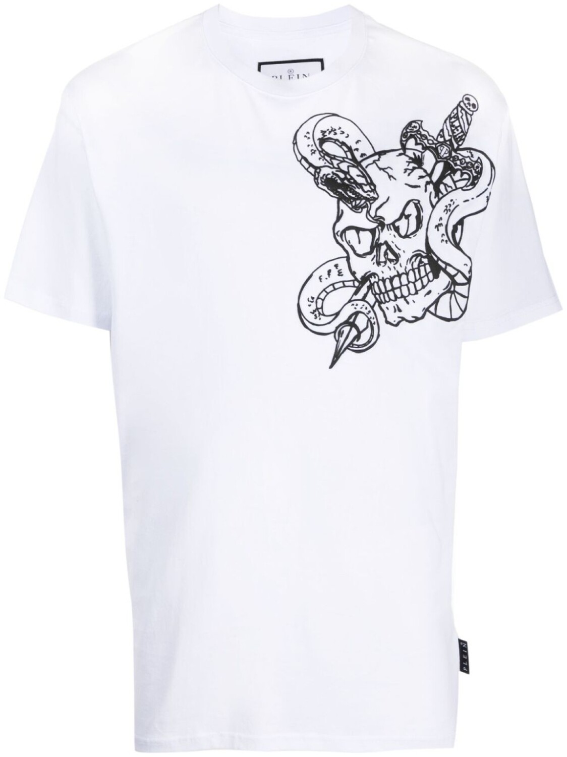 

Philipp Plein футболка SS Snake, белый