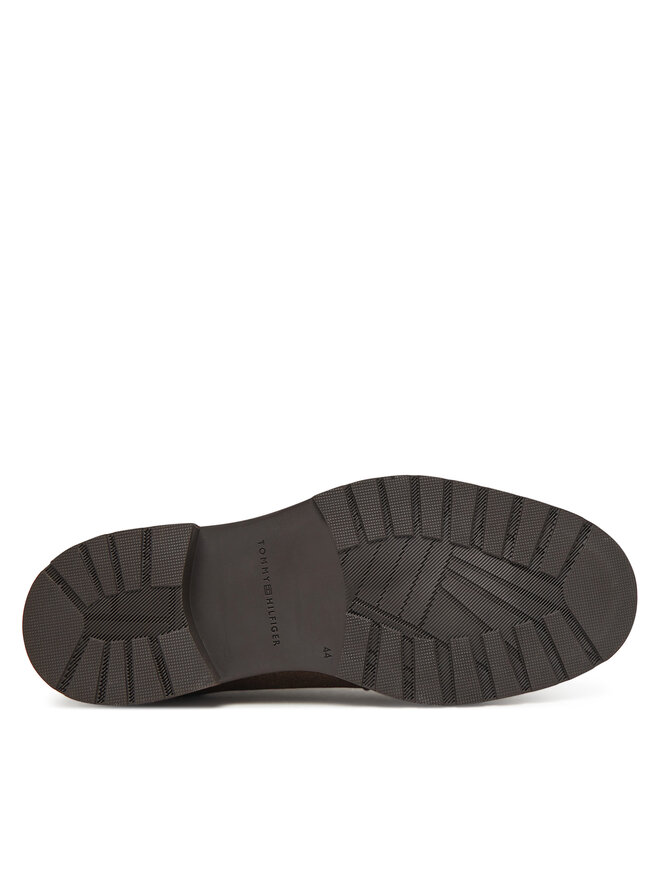 Полуботинки Cleated Derby FM0FM05770 Tommy Hilfiger, коричневый — фото 4